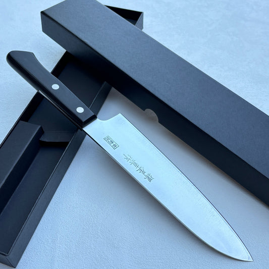 Restored Japanese Shinsaku Sakaiya 堺屋真作 Gyuto all purpose knife.180mm ( Carbon Clad Steel)